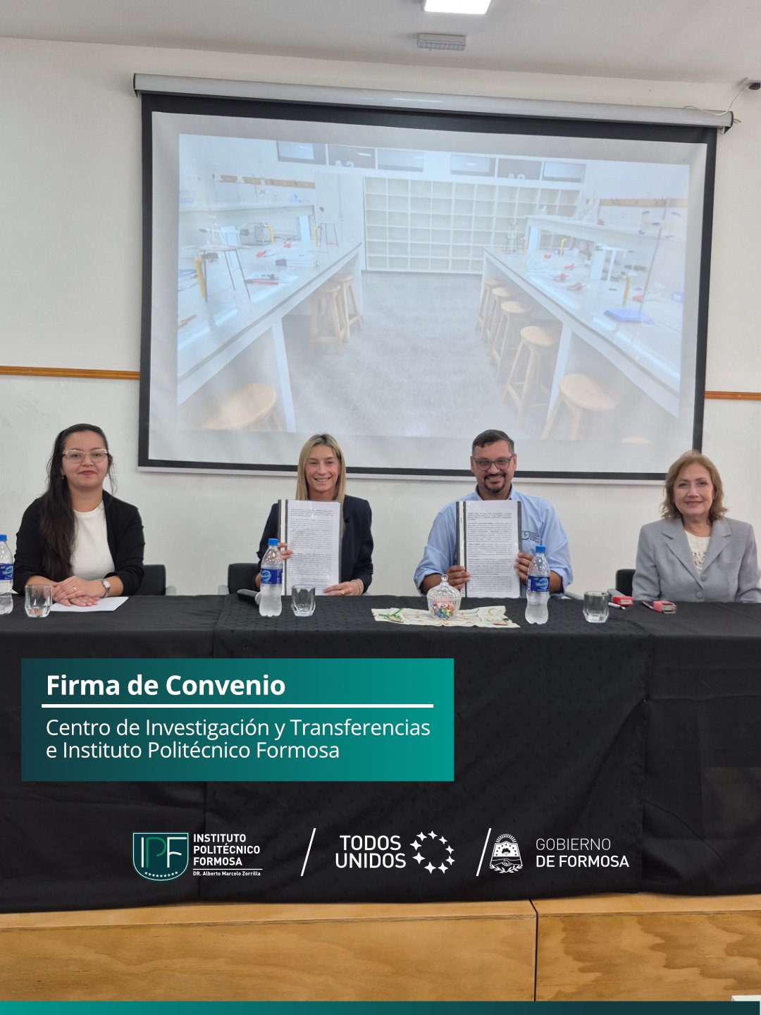 El IPF firmó un convenio con el CIT para fortalecer las prácticas profesionales en Química Industrial